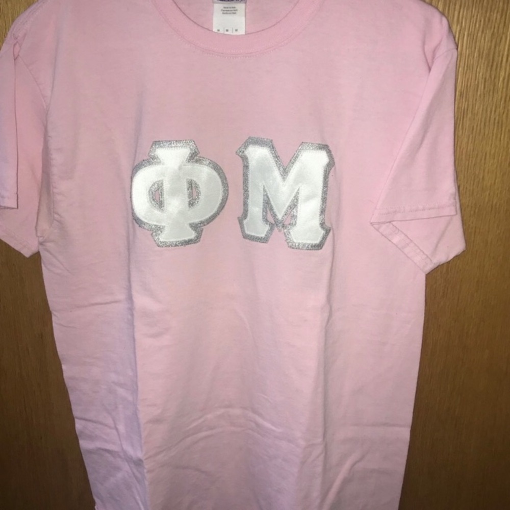Phi Mu letters Tee